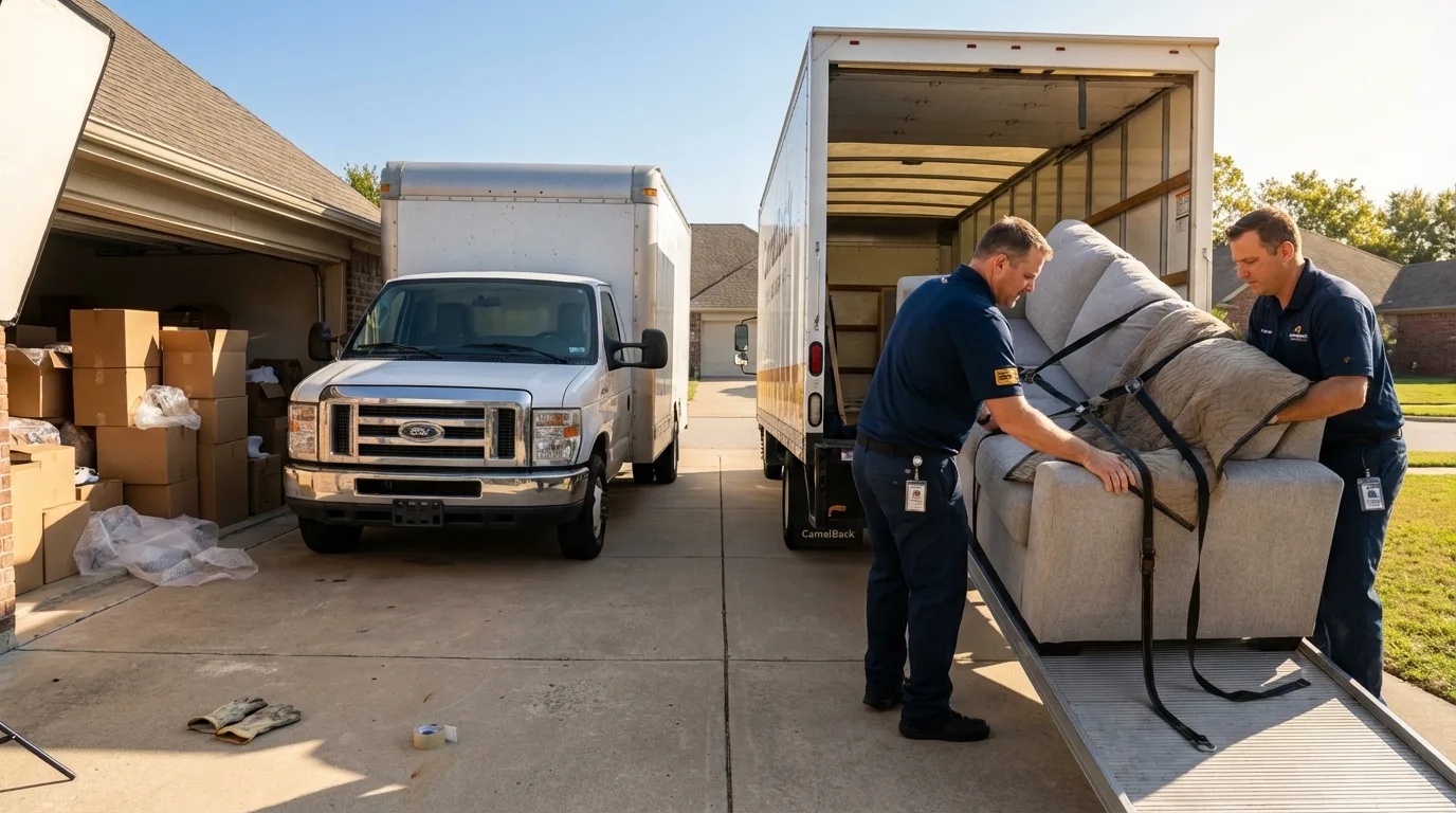 DIY truck vs professional crew comparison in North Arlington